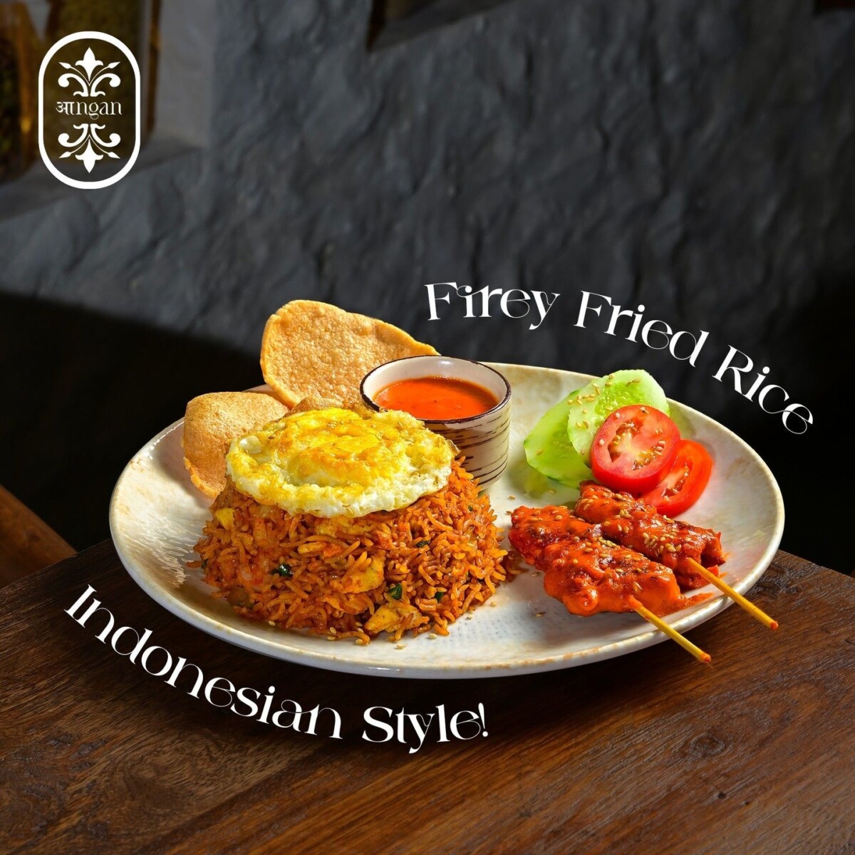 Nasi goreng présentation