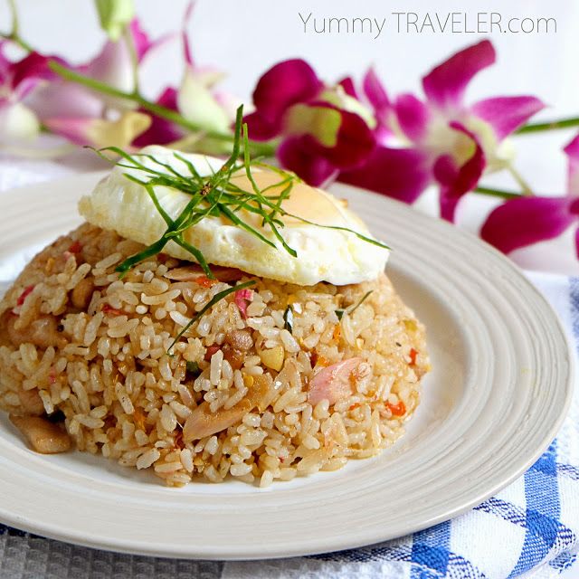 Nasi goreng présentation