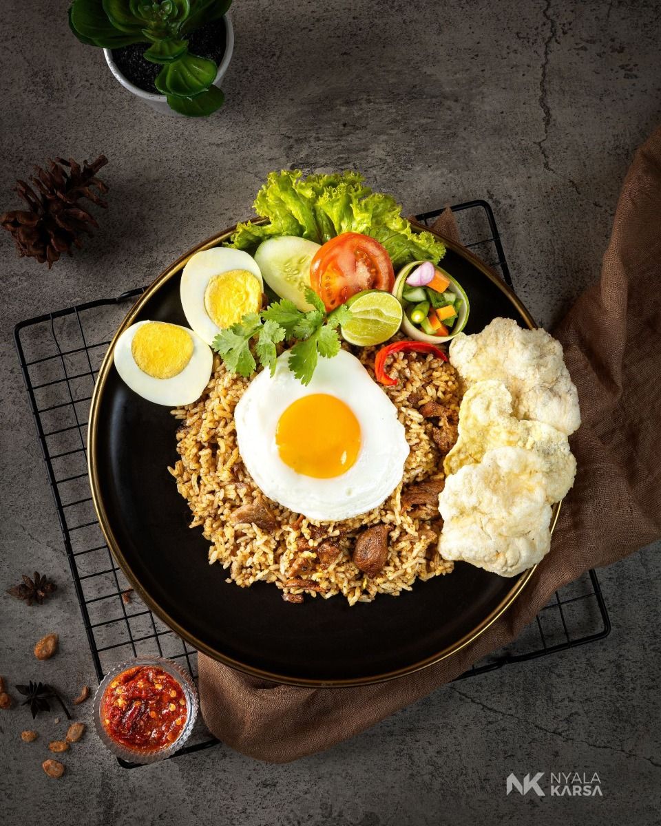 Nasi goreng présentation