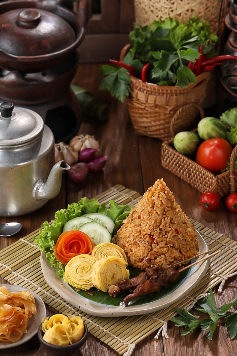 Nasi goreng présentation