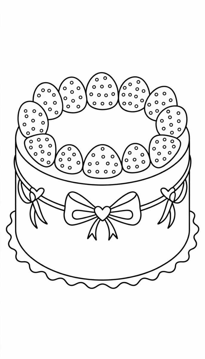 Dessin gâteau enfant