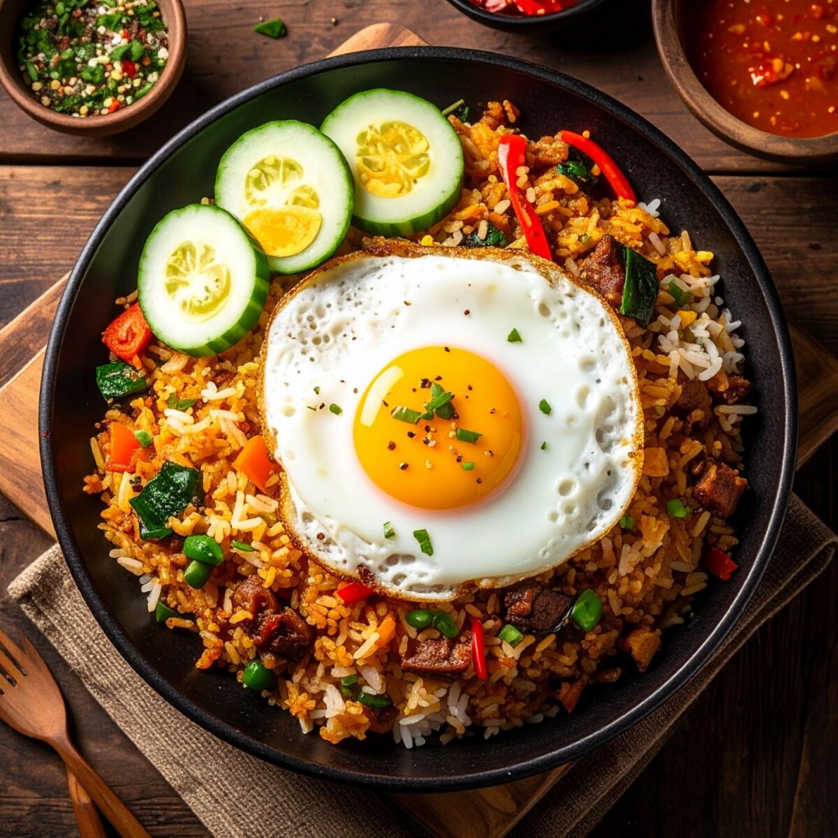 Nasi goreng photo stylée