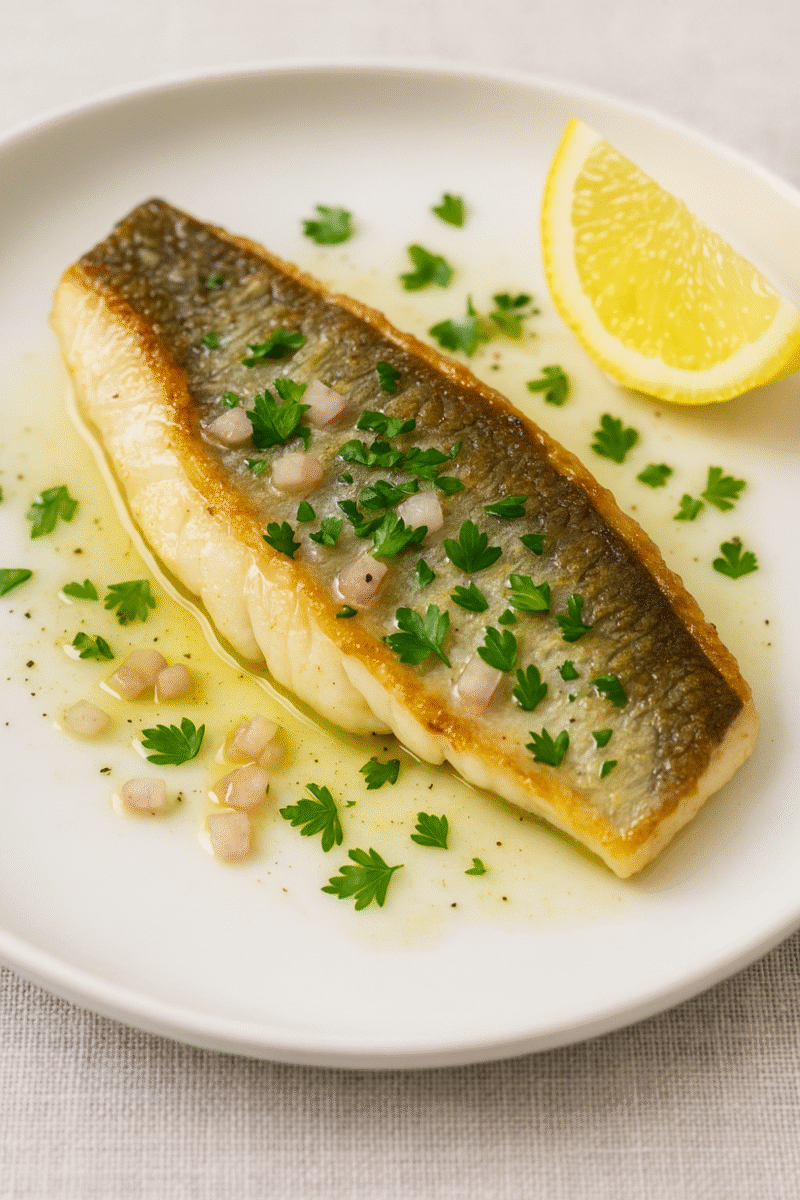 Sandre poêlé photographie