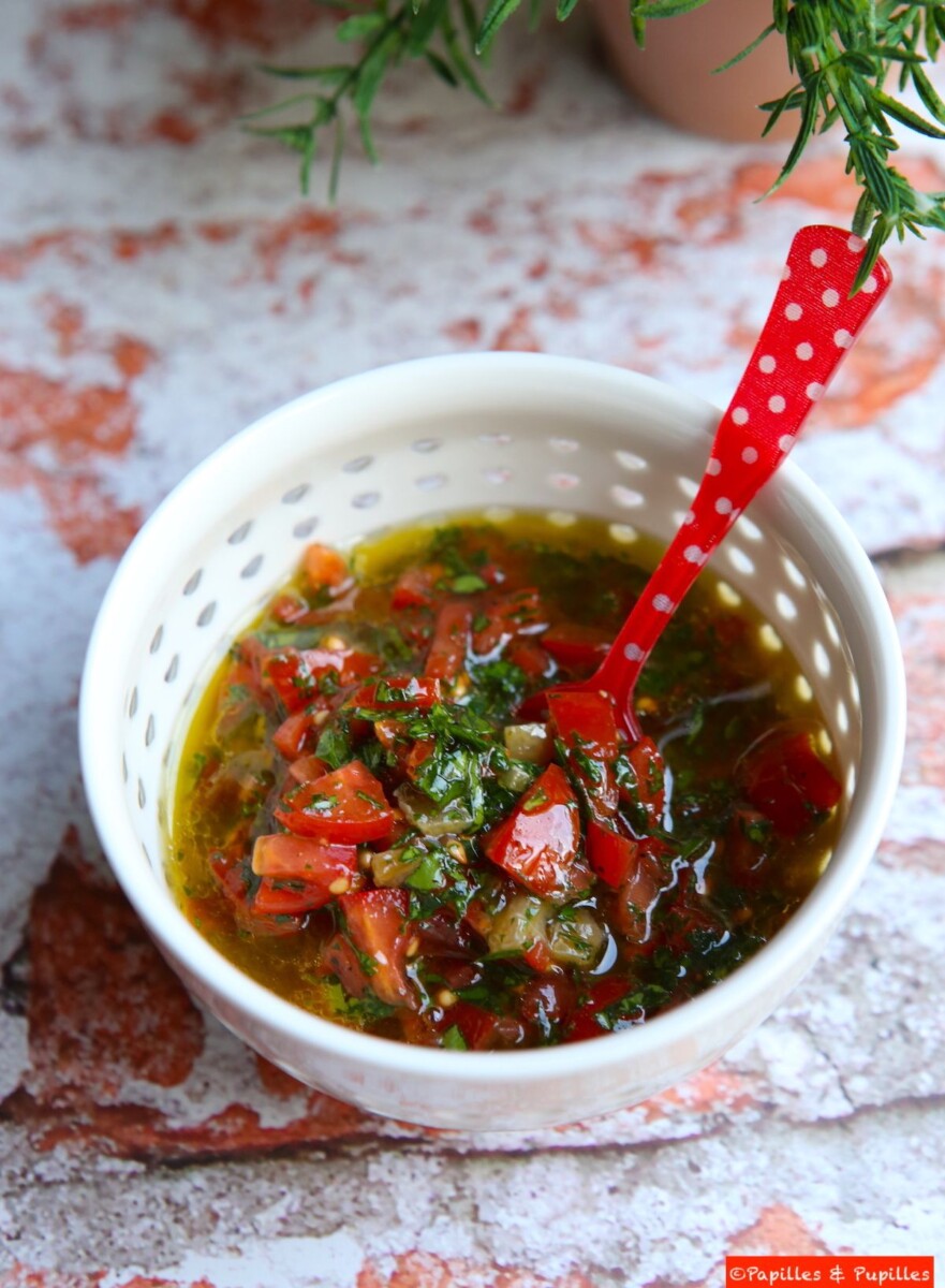 Filet huile d'olive vinaigrette