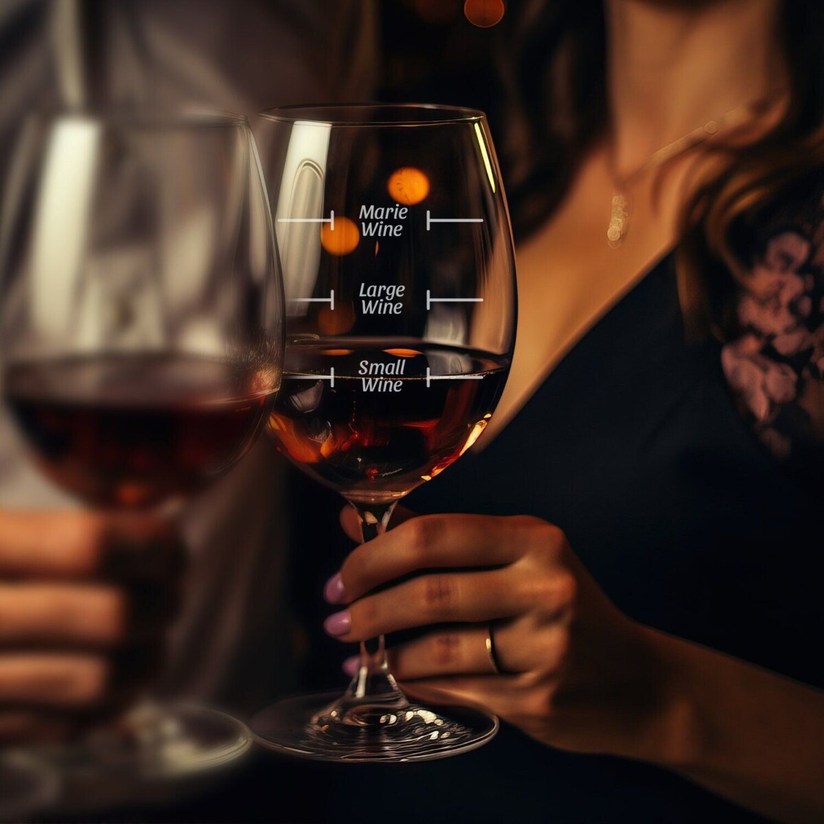 Vin versé verre dégustation