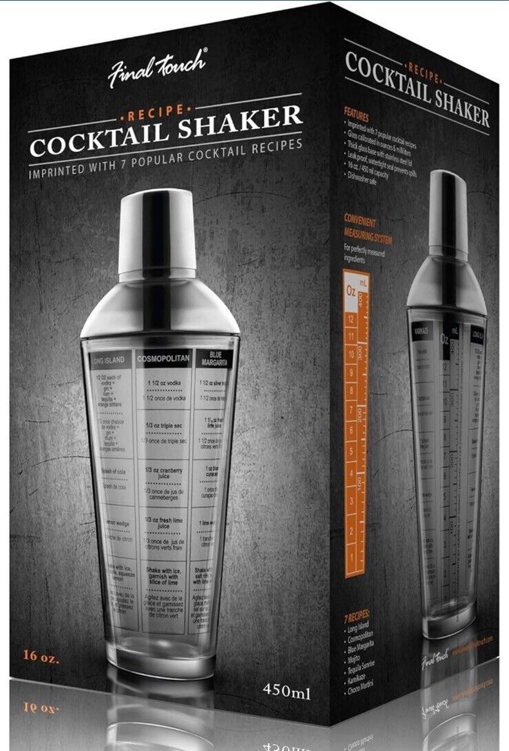 Cocktail shaker service bar