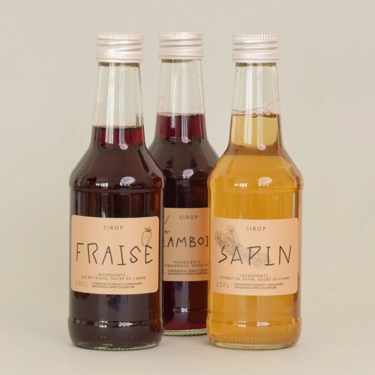 Sirop maison artisanale bouteille