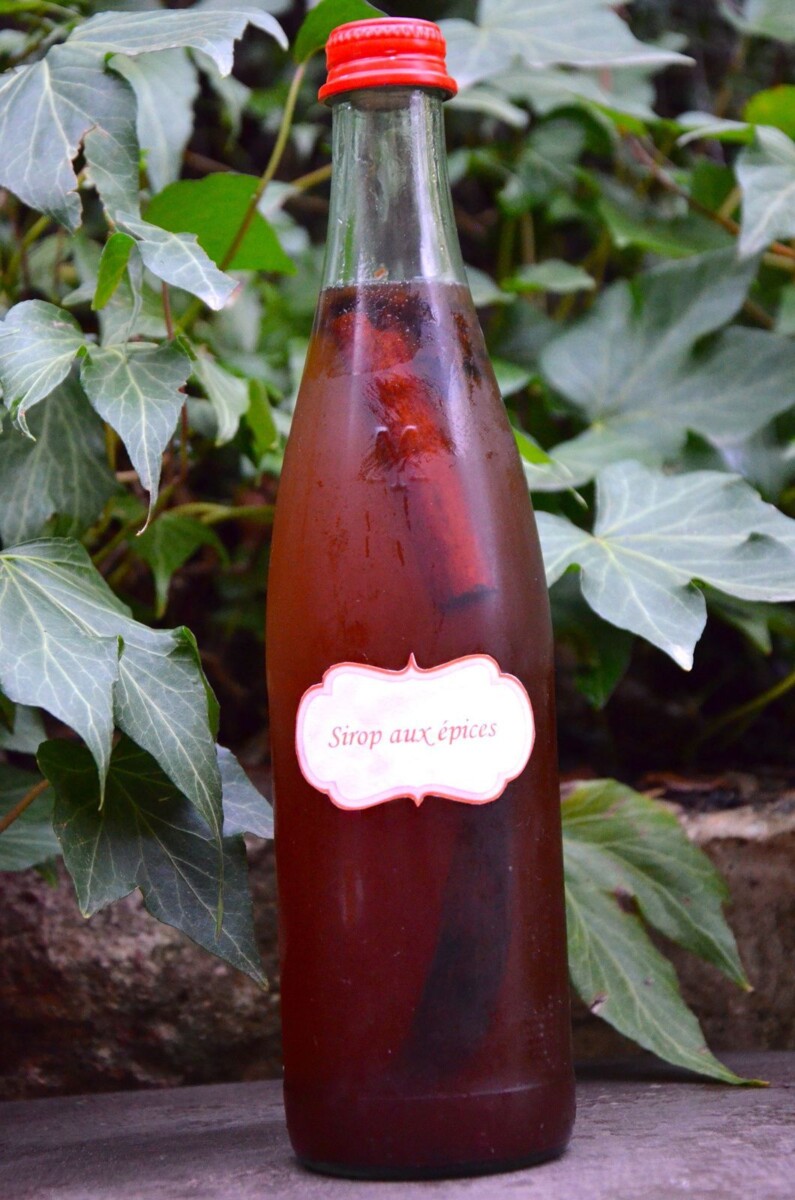 Sirop maison artisanale bouteille
