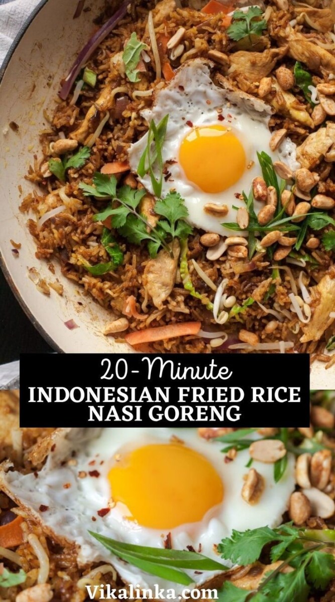 Riz frit indonésien authentique