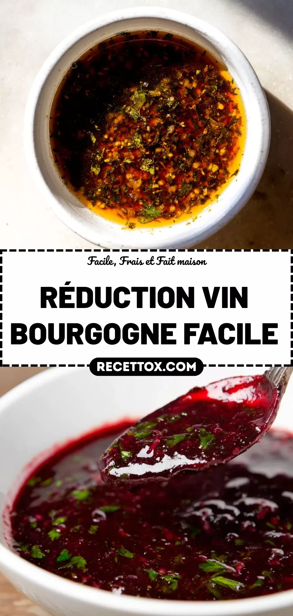 Réduction sauce gastronomie