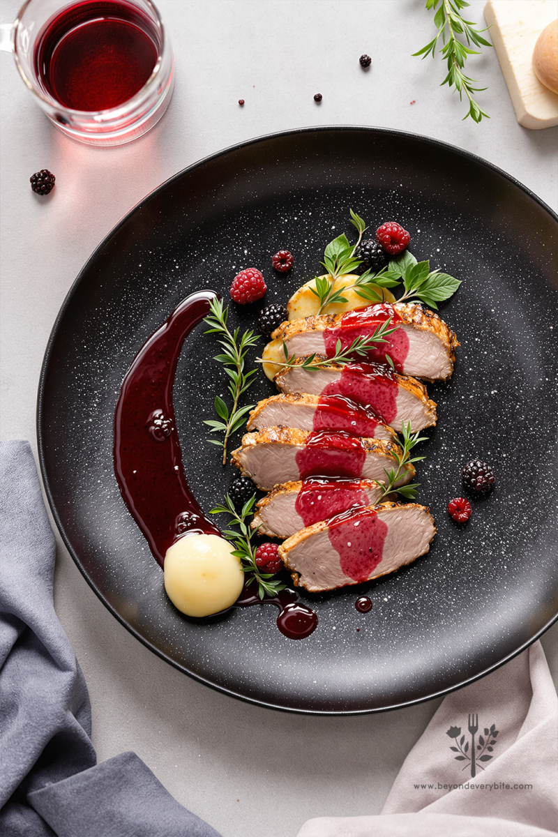 Réduction sauce gastronomie