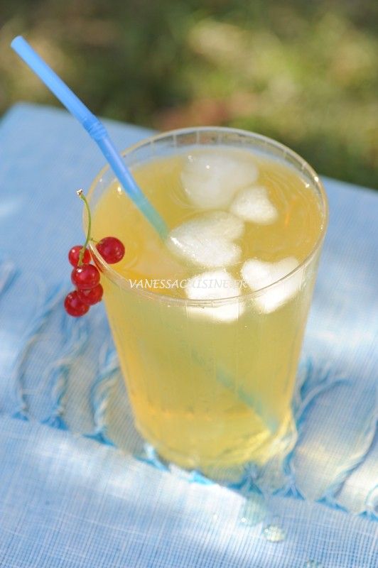 Thé glacé maison recette visuel