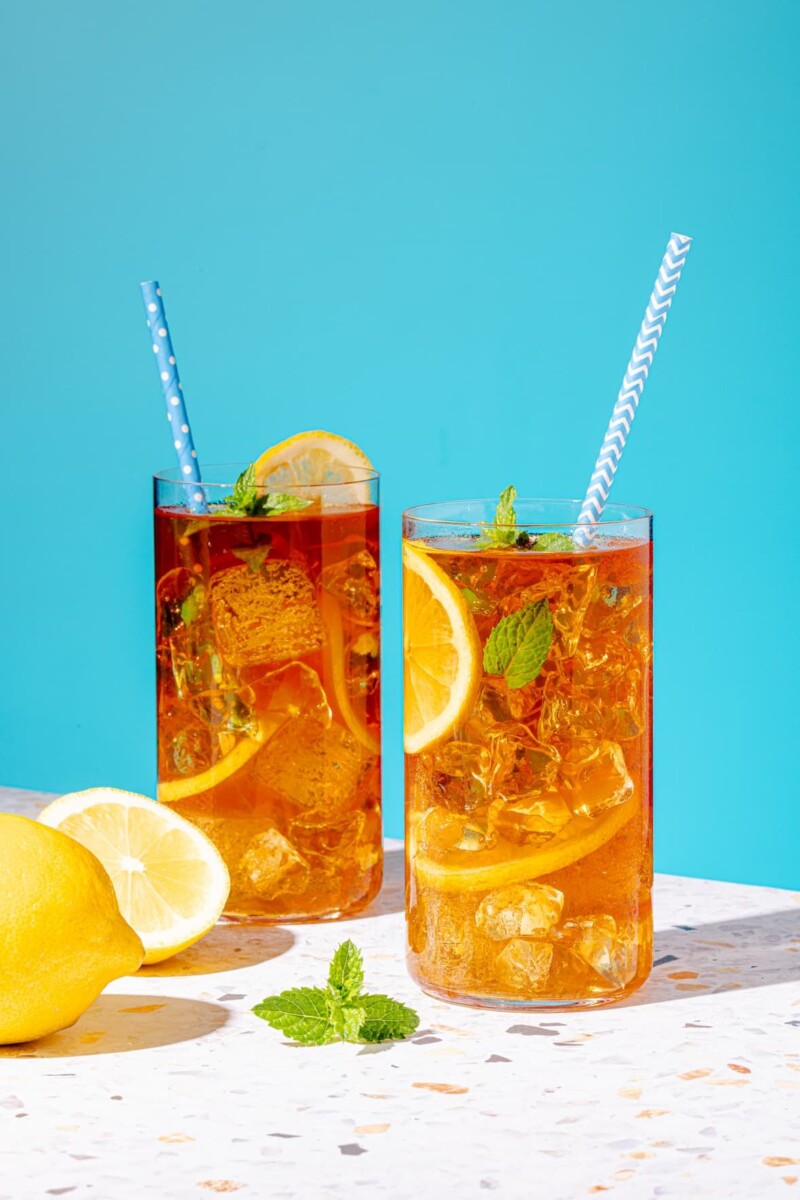 Thé glacé maison recette visuel