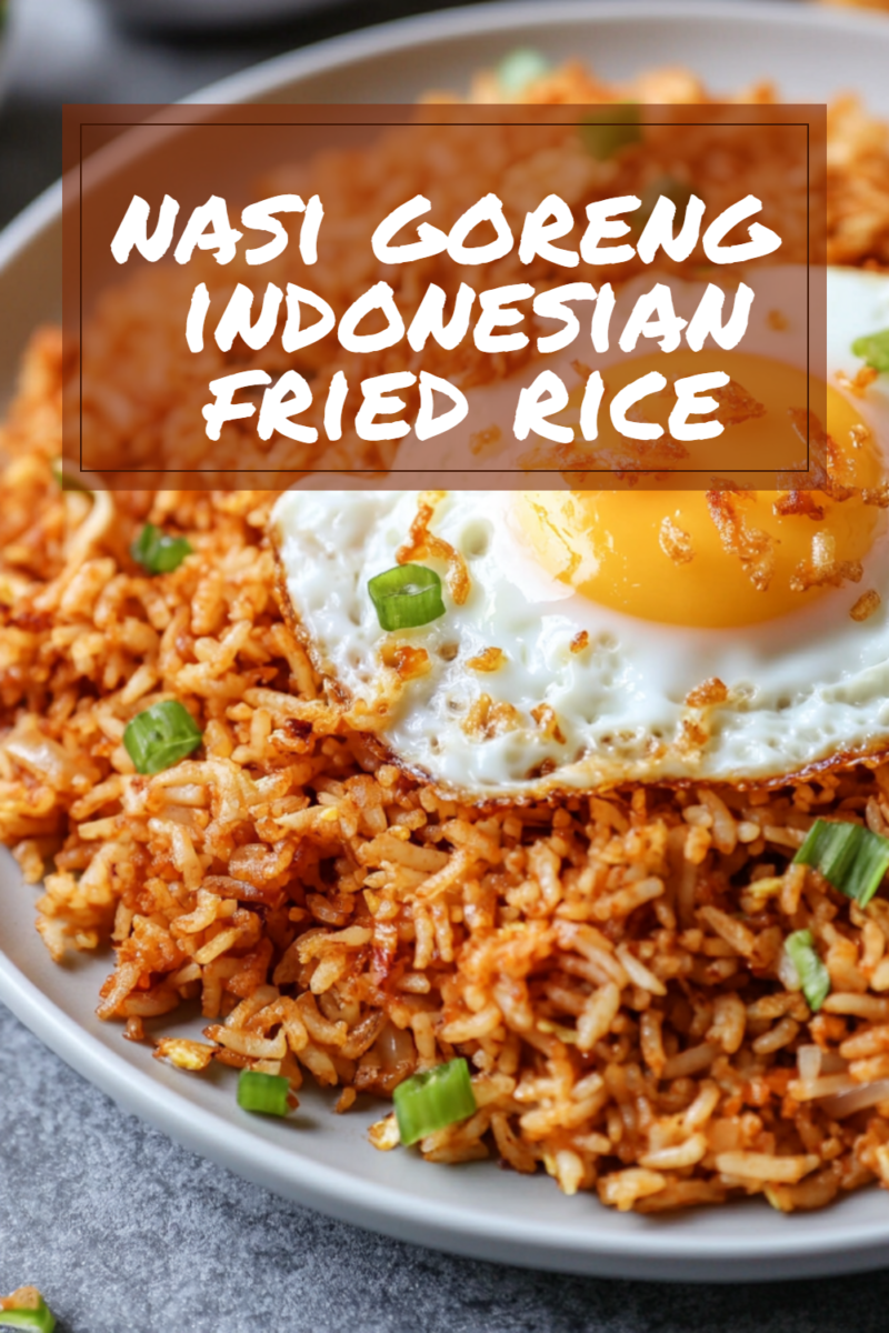 Riz frit indonésien authentique
