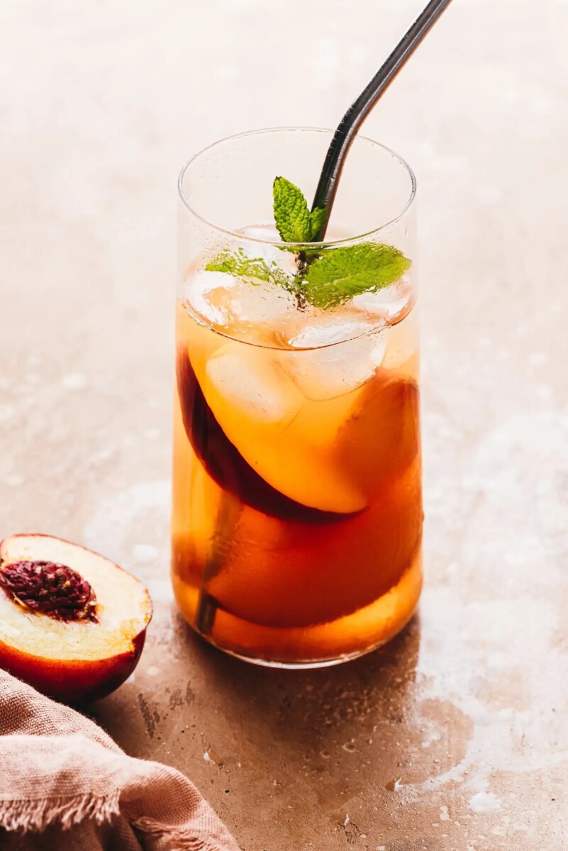 Thé glacé maison recette visuel