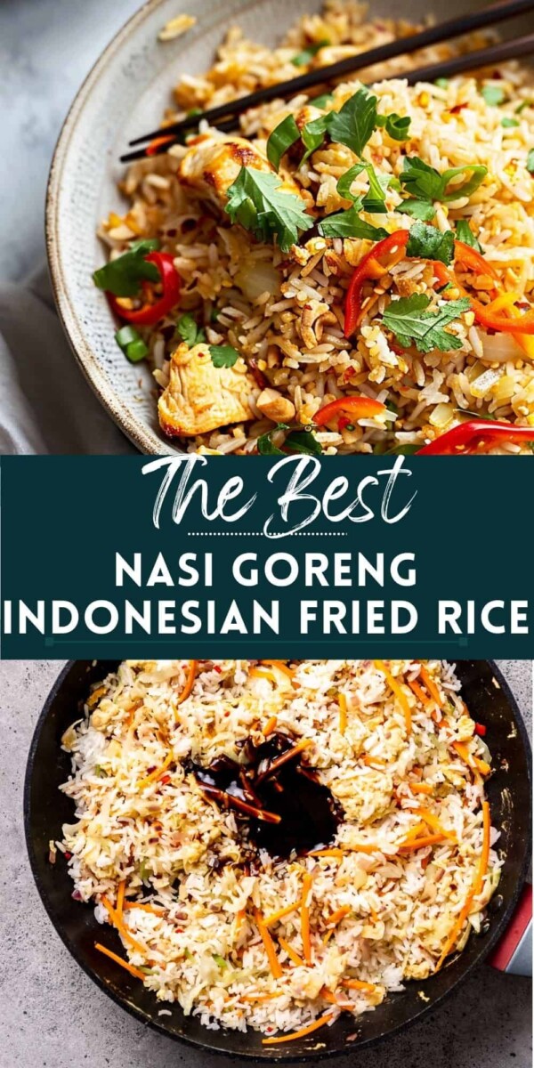 Riz frit indonésien authentique