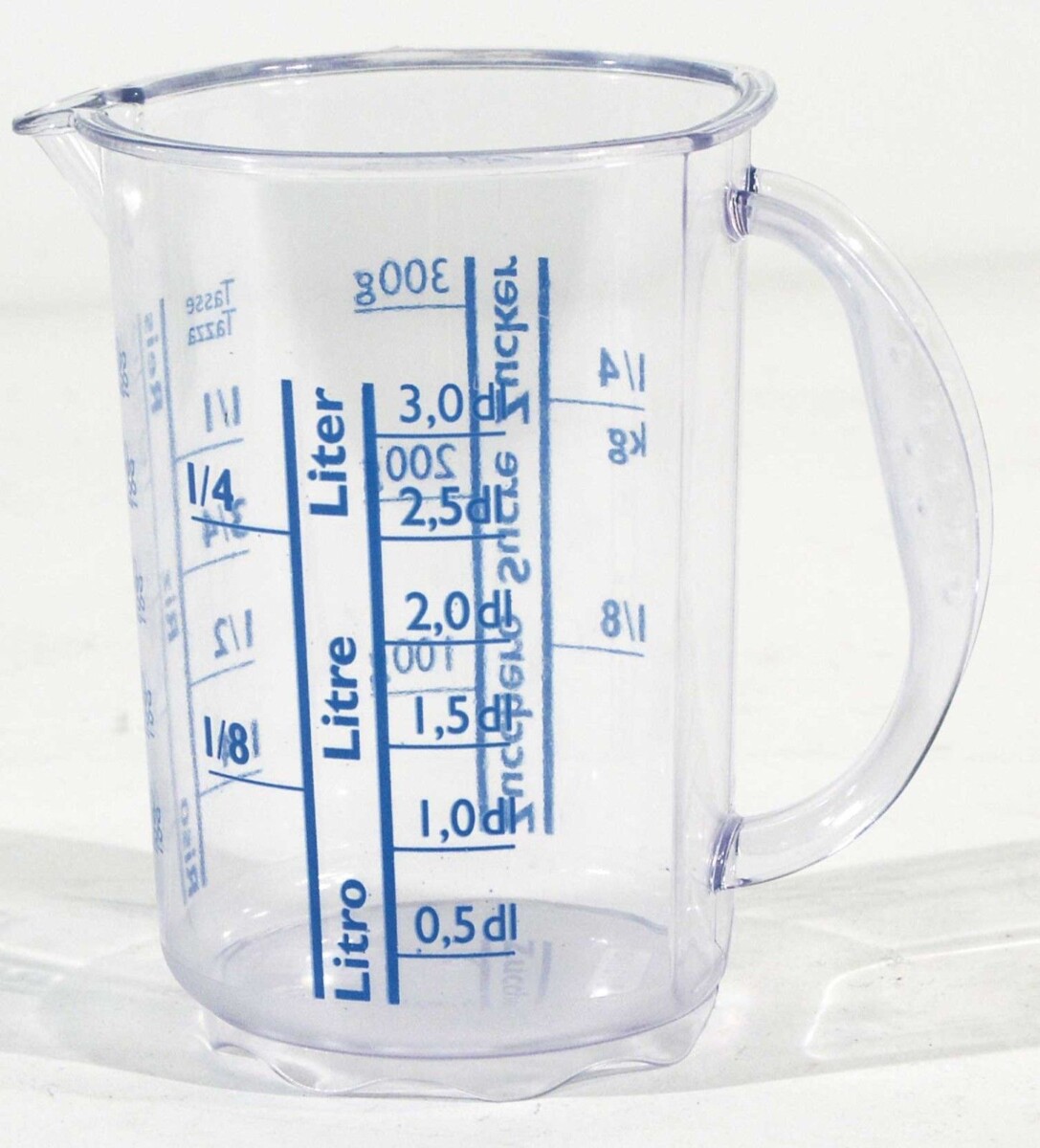 Mesure liquide verre doseur
