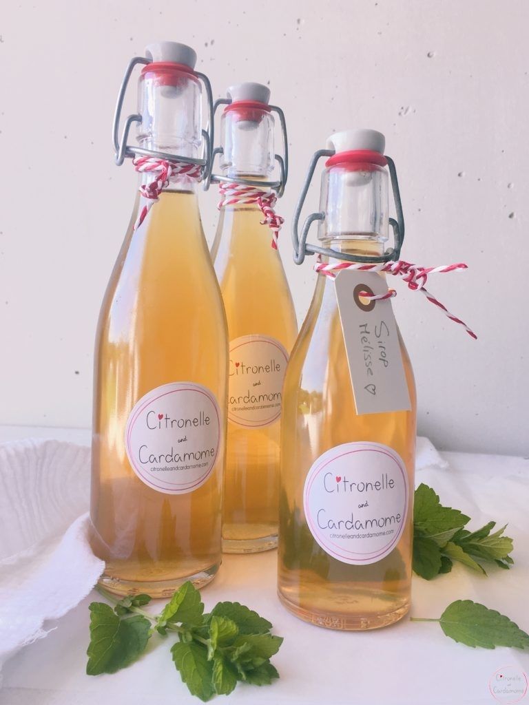 Sirop maison artisanale bouteille