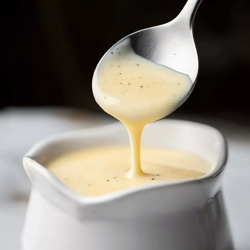 Sauce crème onctueuse dressage