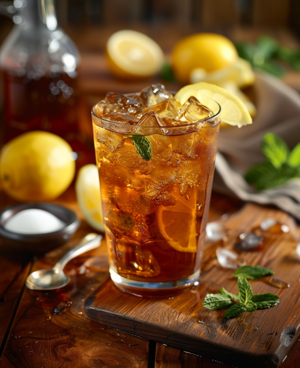 Thé glacé maison recette visuel