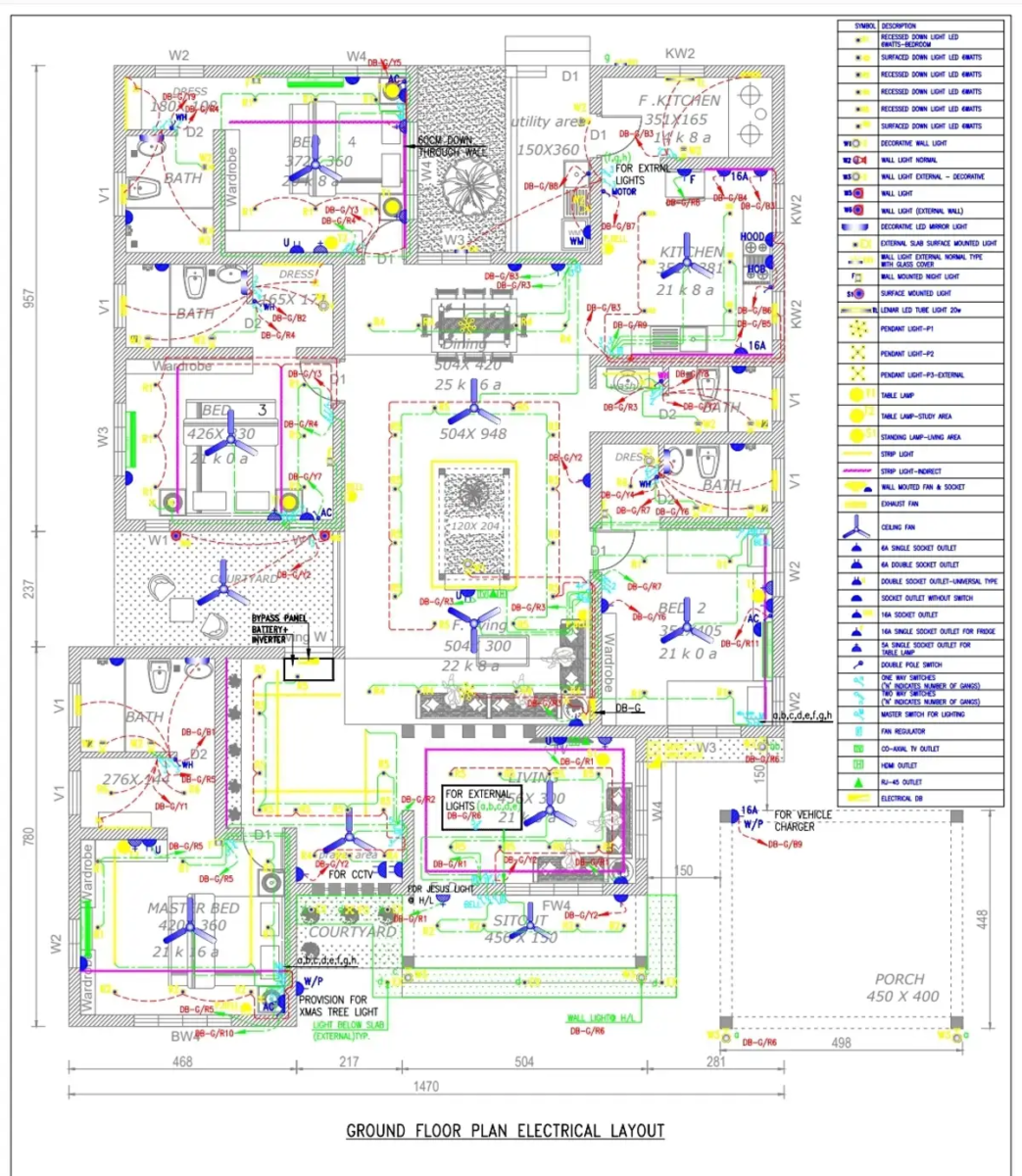 tarif rénovation électrique maison 100m2