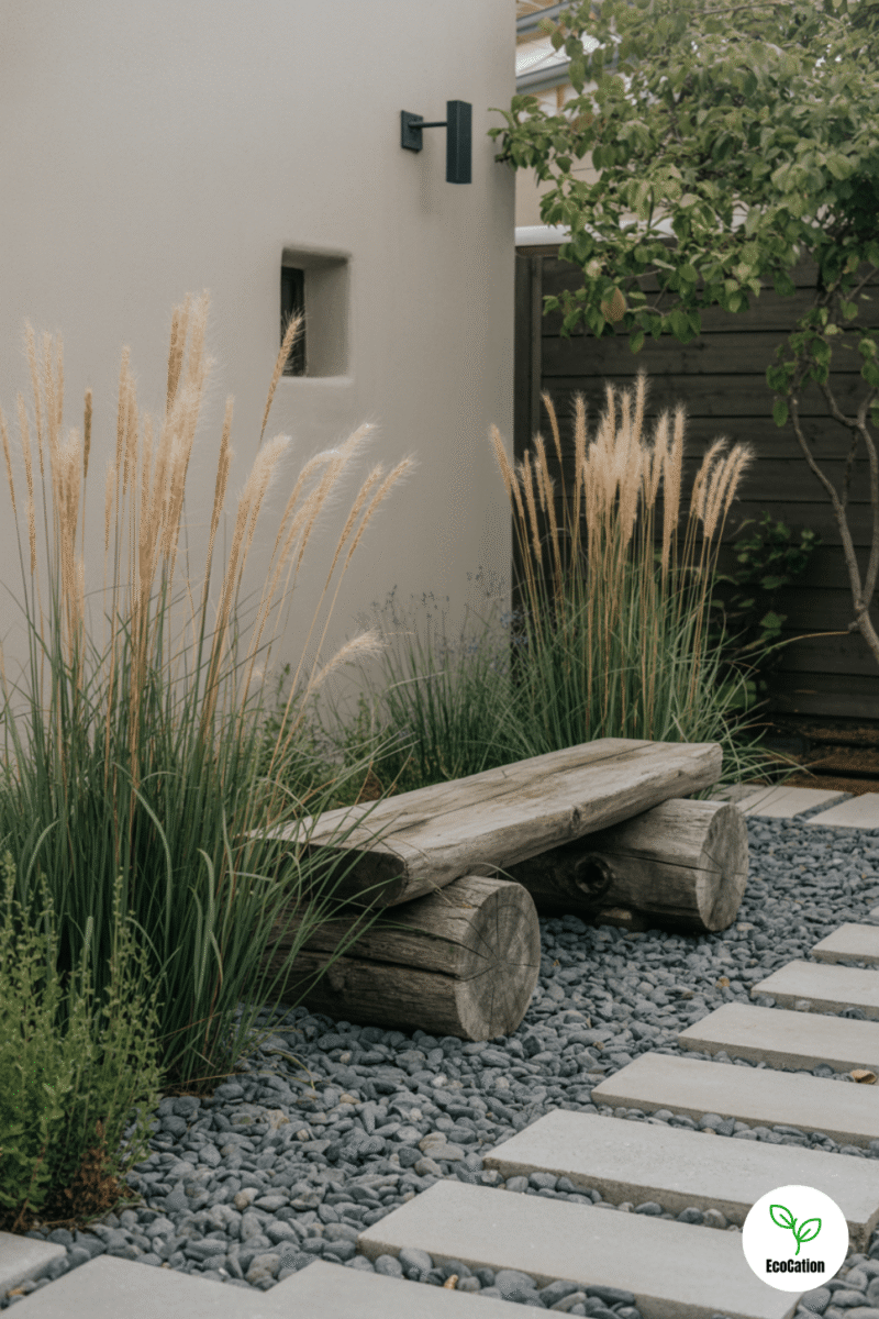 Gravier décoratif jardin entretien minimal