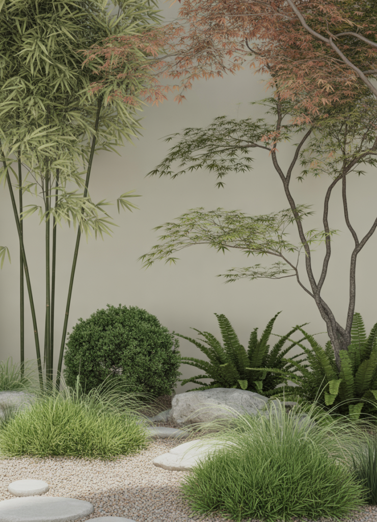 Espace zen minéral
