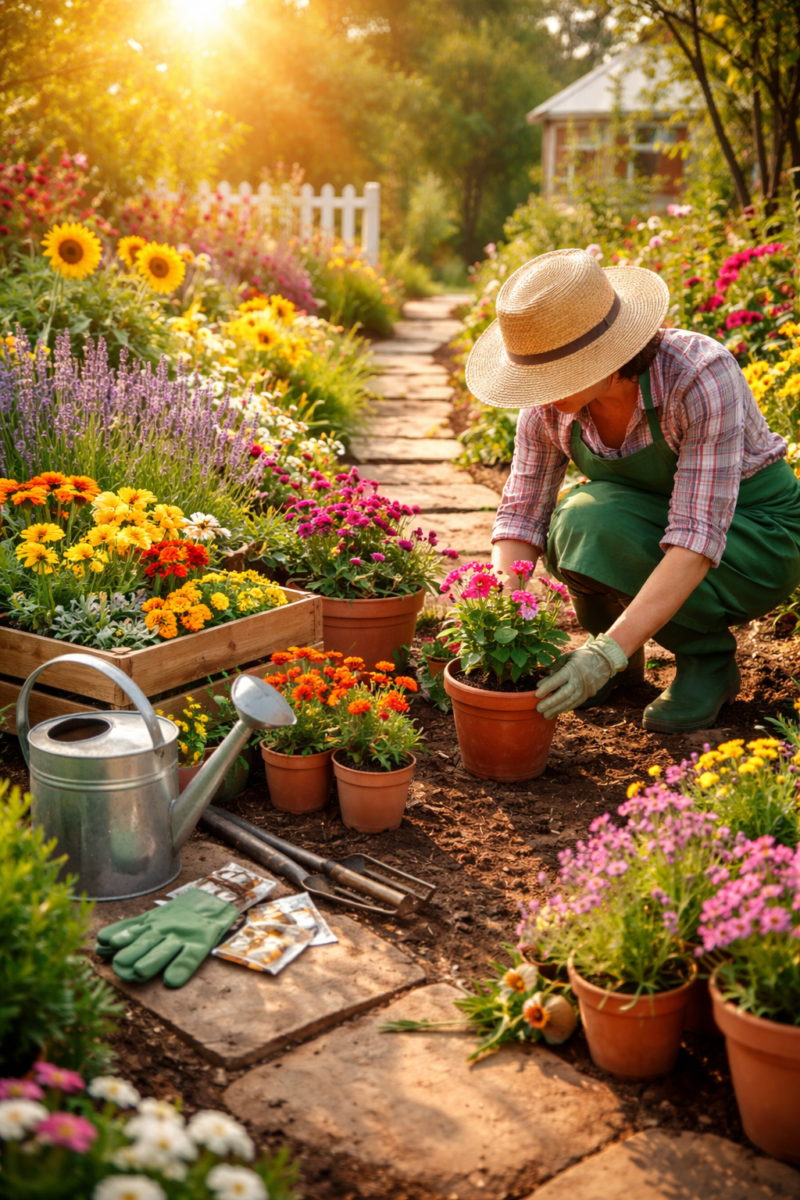 Service de jardinage extérieur