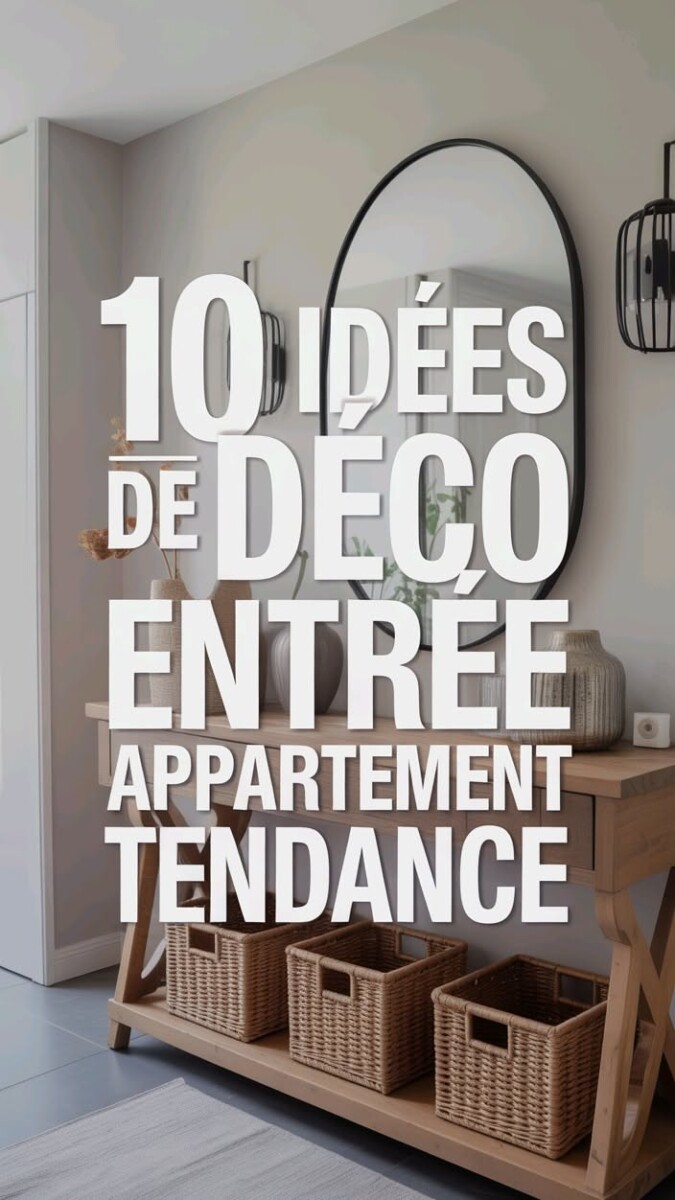 décoration entrée extérieure stylée