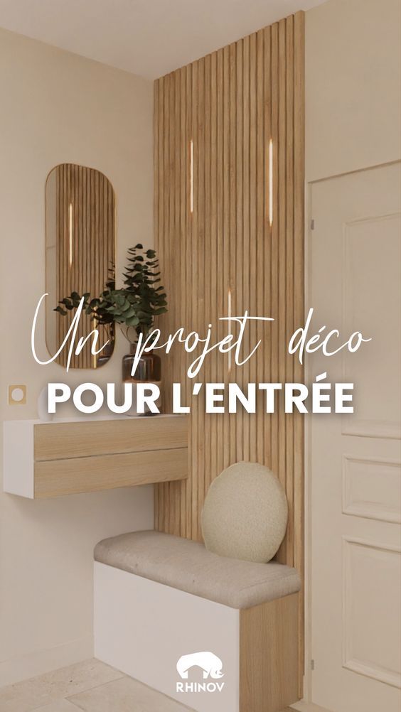 décoration entrée extérieure stylée