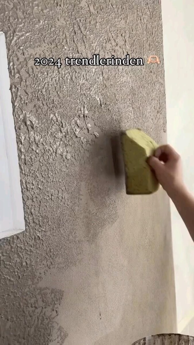 Technique peinture sur crépi