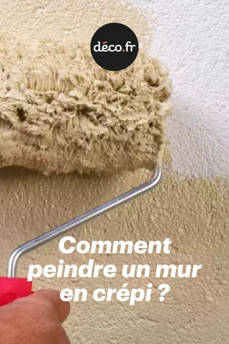 application peinture crépi intérieur