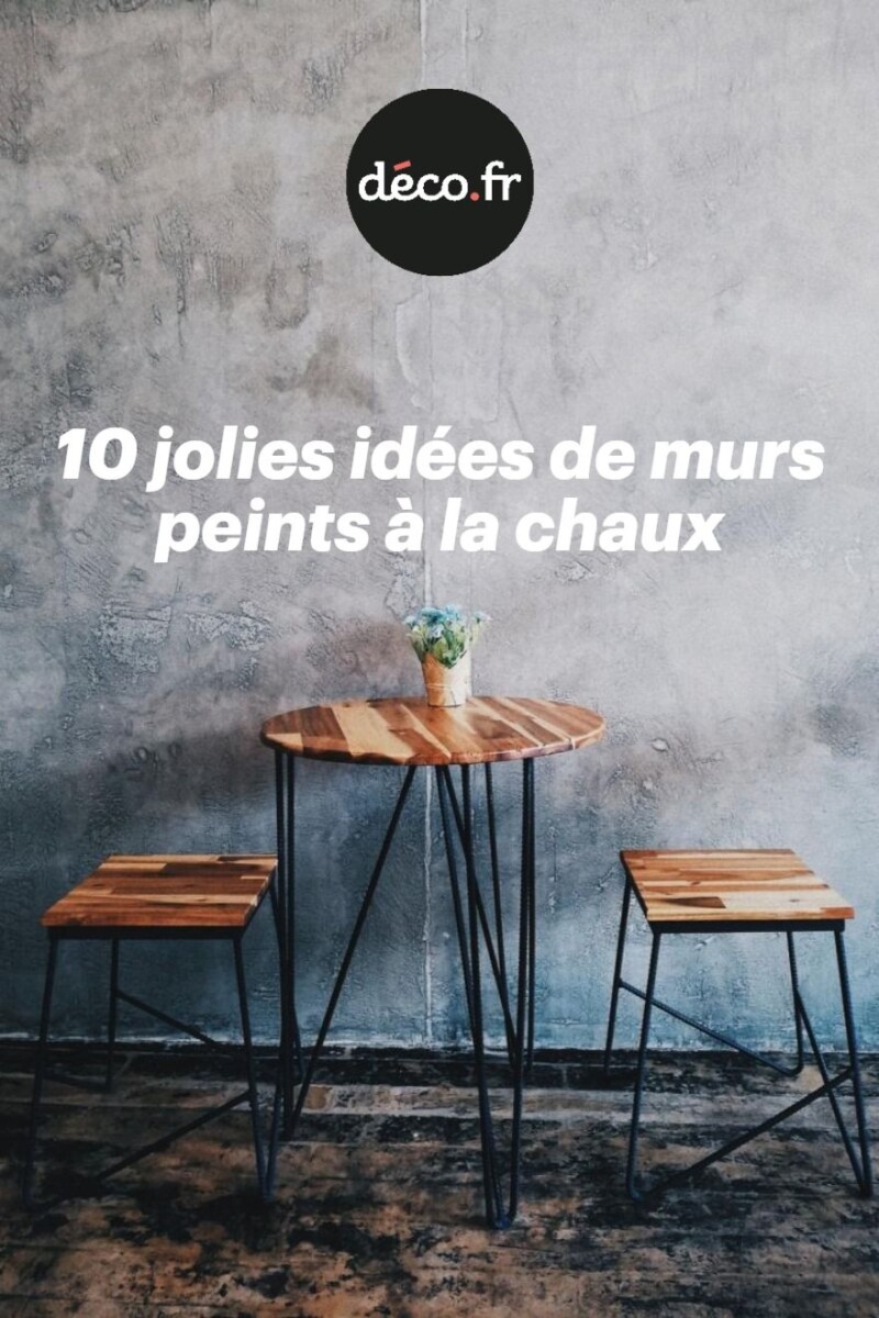Décoration murale chaux