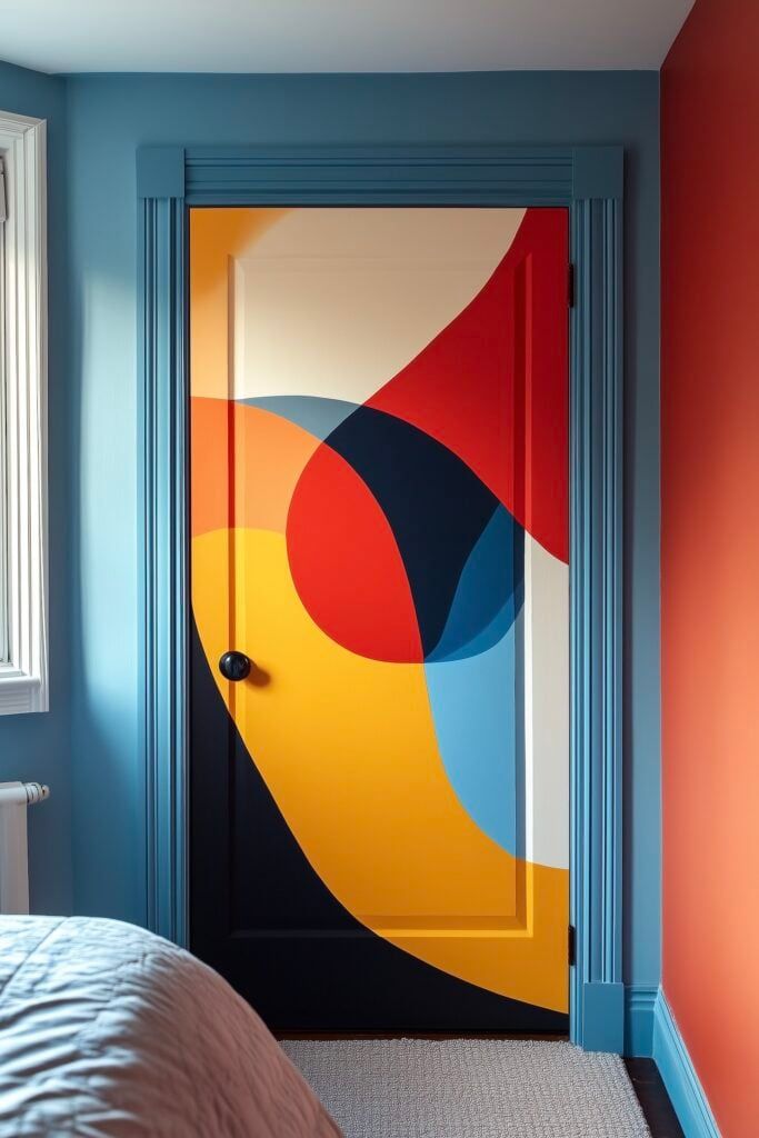 idée couleur porte intérieure