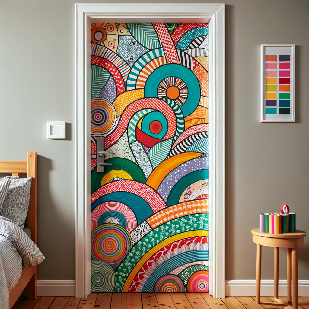 idée couleur porte intérieure