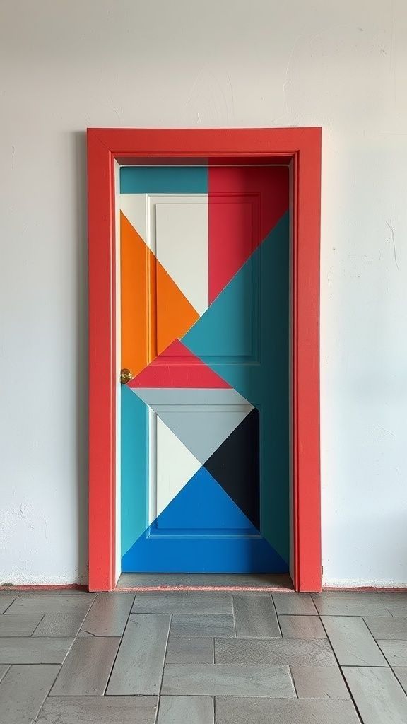 peinture originale porte intérieure