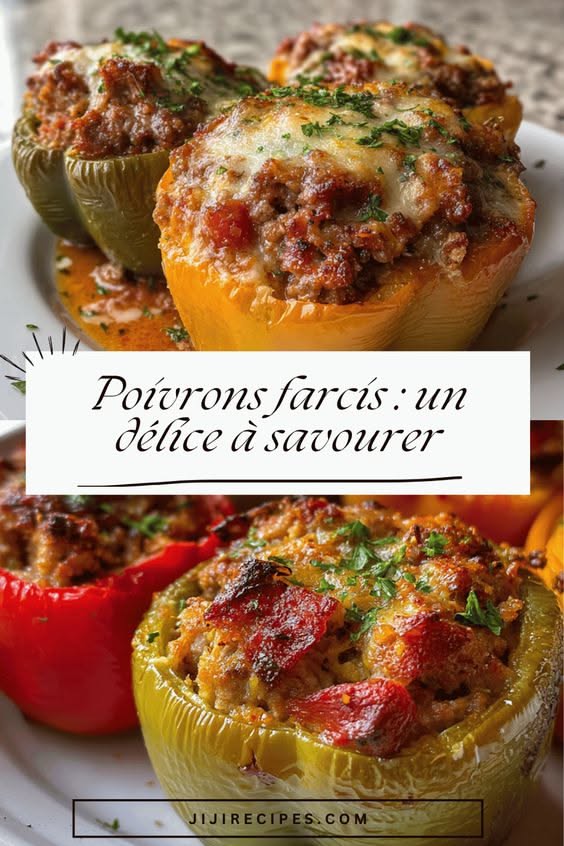 poivrons farcis végétarien délicieux