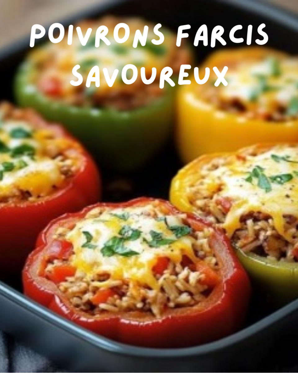 poivrons farcis végétarien délicieux