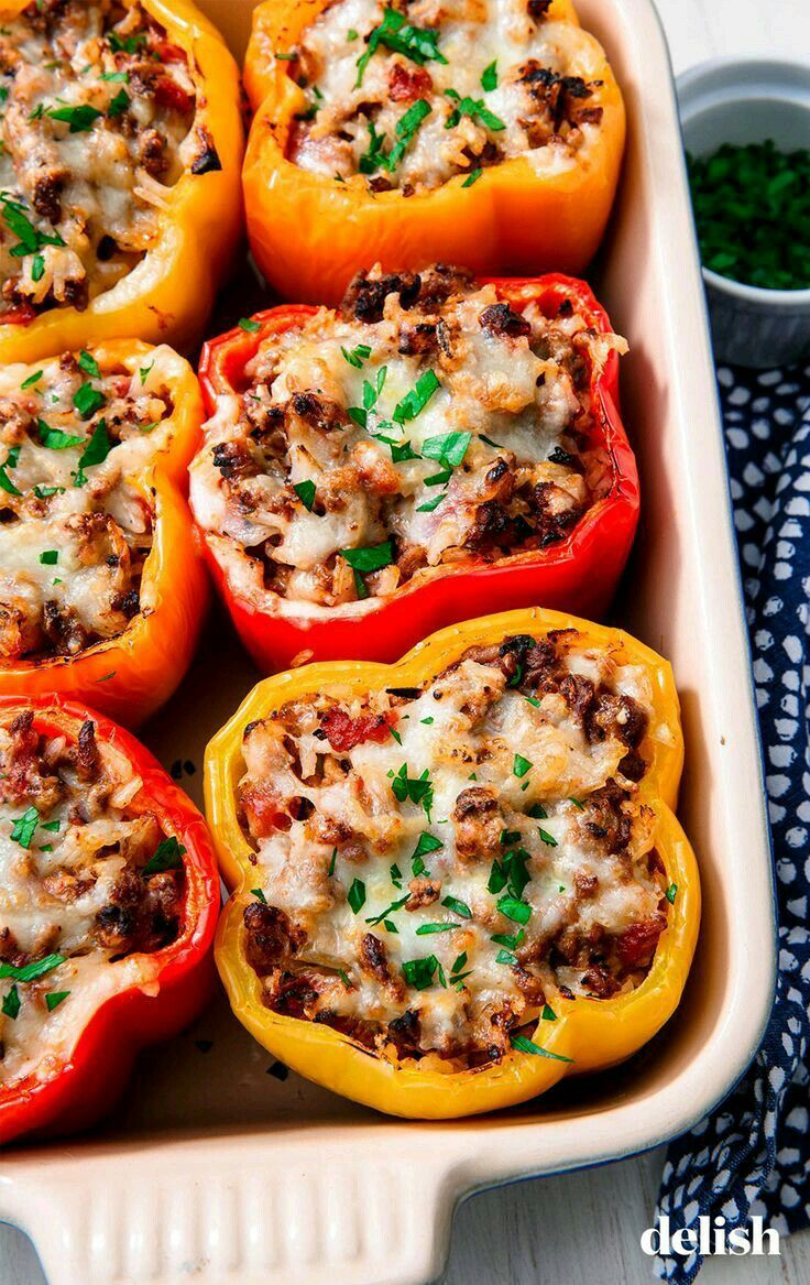 poivrons farcis végétarien délicieux