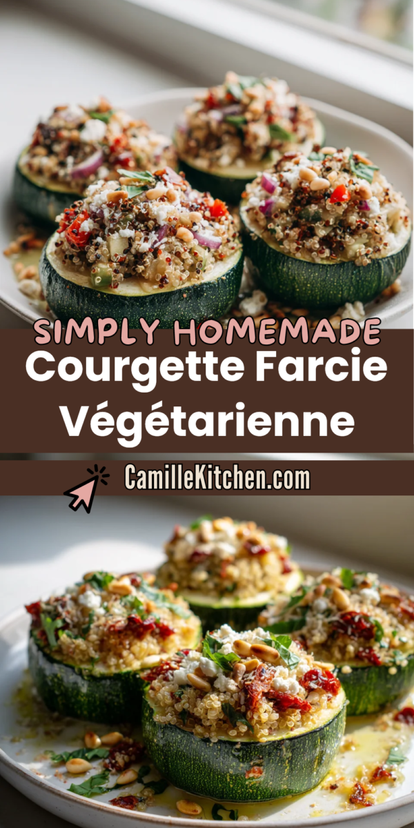 courgette ronde farcie végétarienne