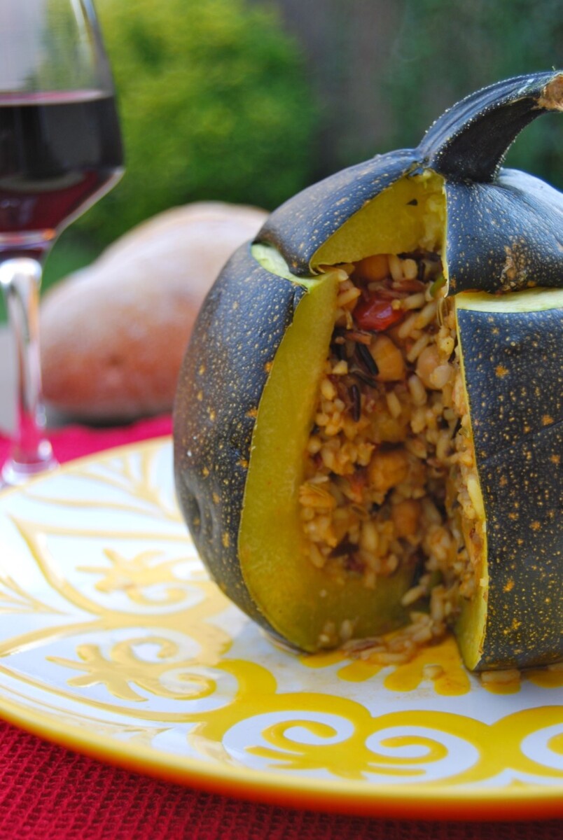courgette ronde farcie végétarienne