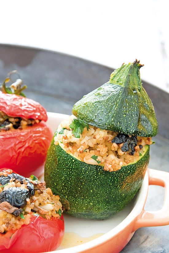 recette végétarienne courgette farcie