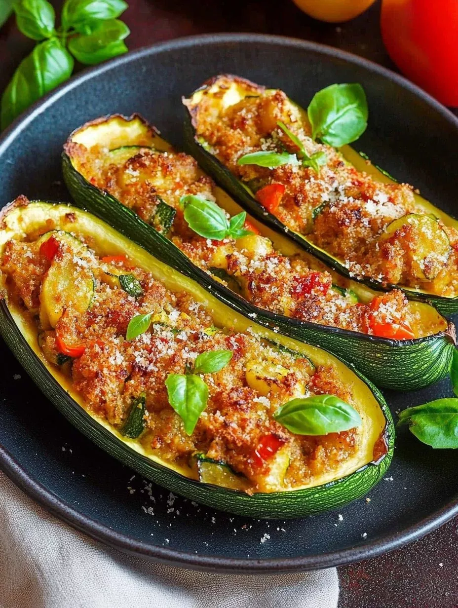 recette végétarienne courgette farcie