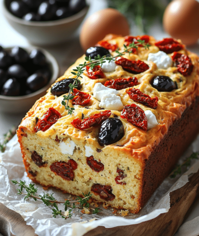 cake salé végétarien savoureux