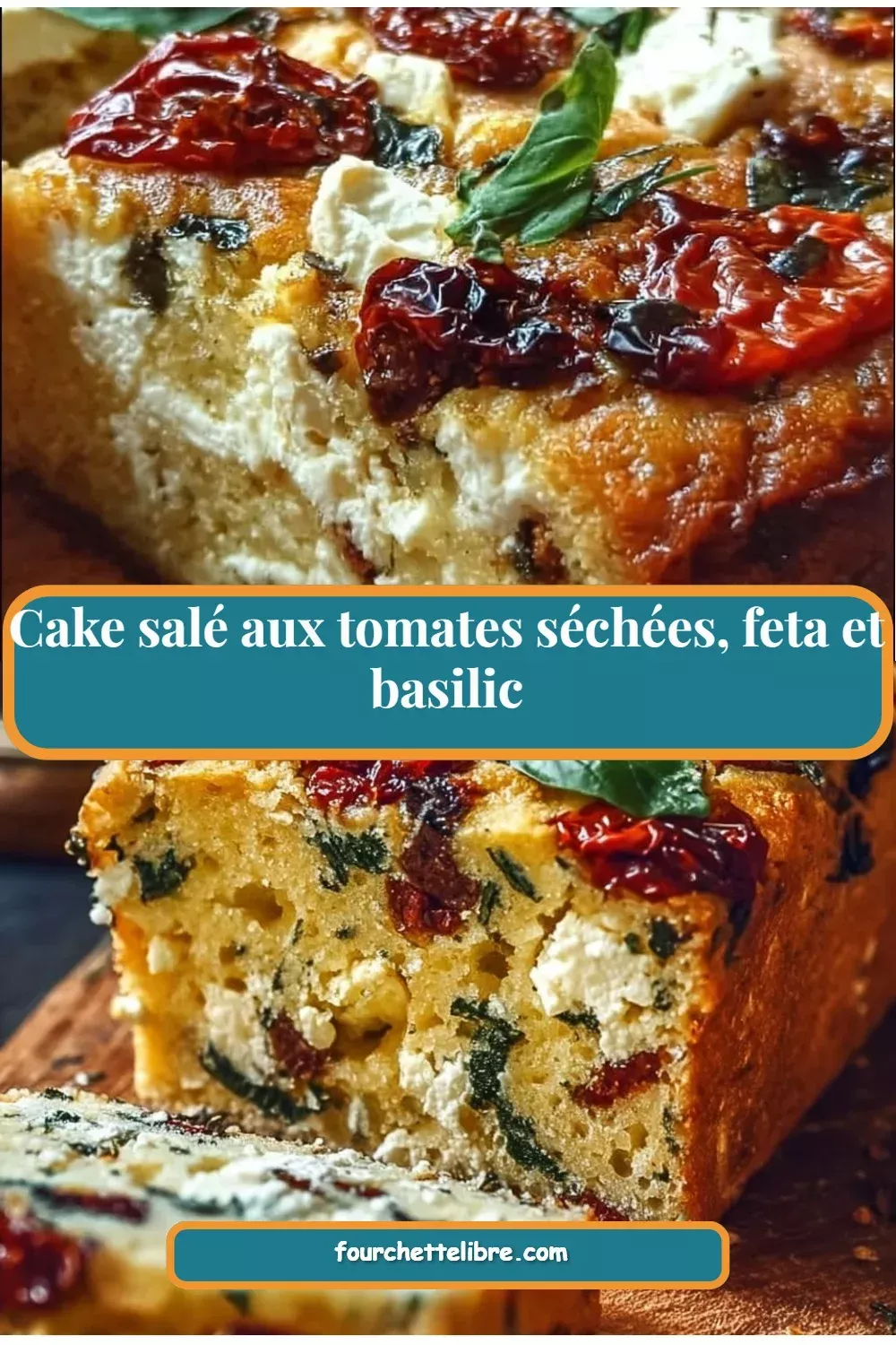 cake salé végétarien savoureux