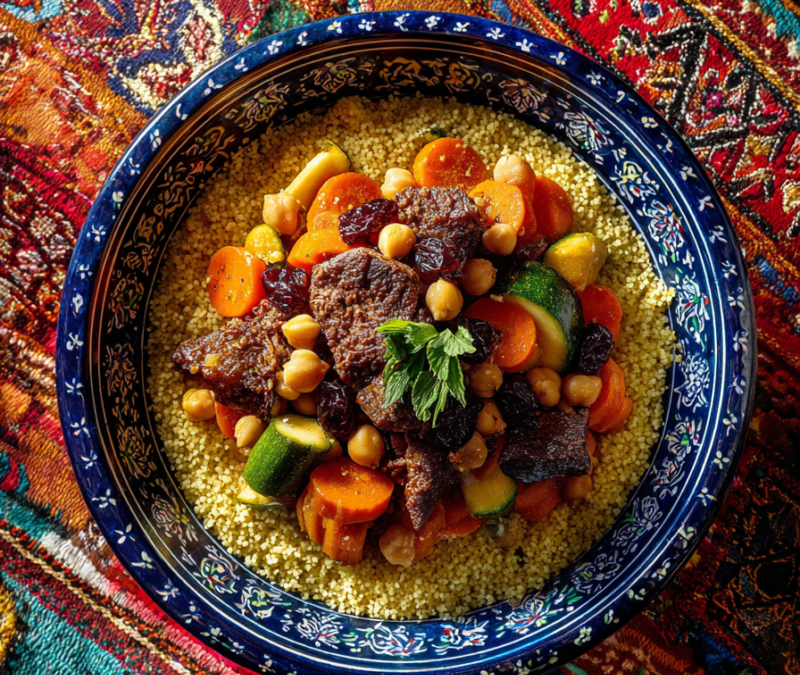 Recette couscous végétarien marocain : un voyage culinaire aux saveurs authentiques