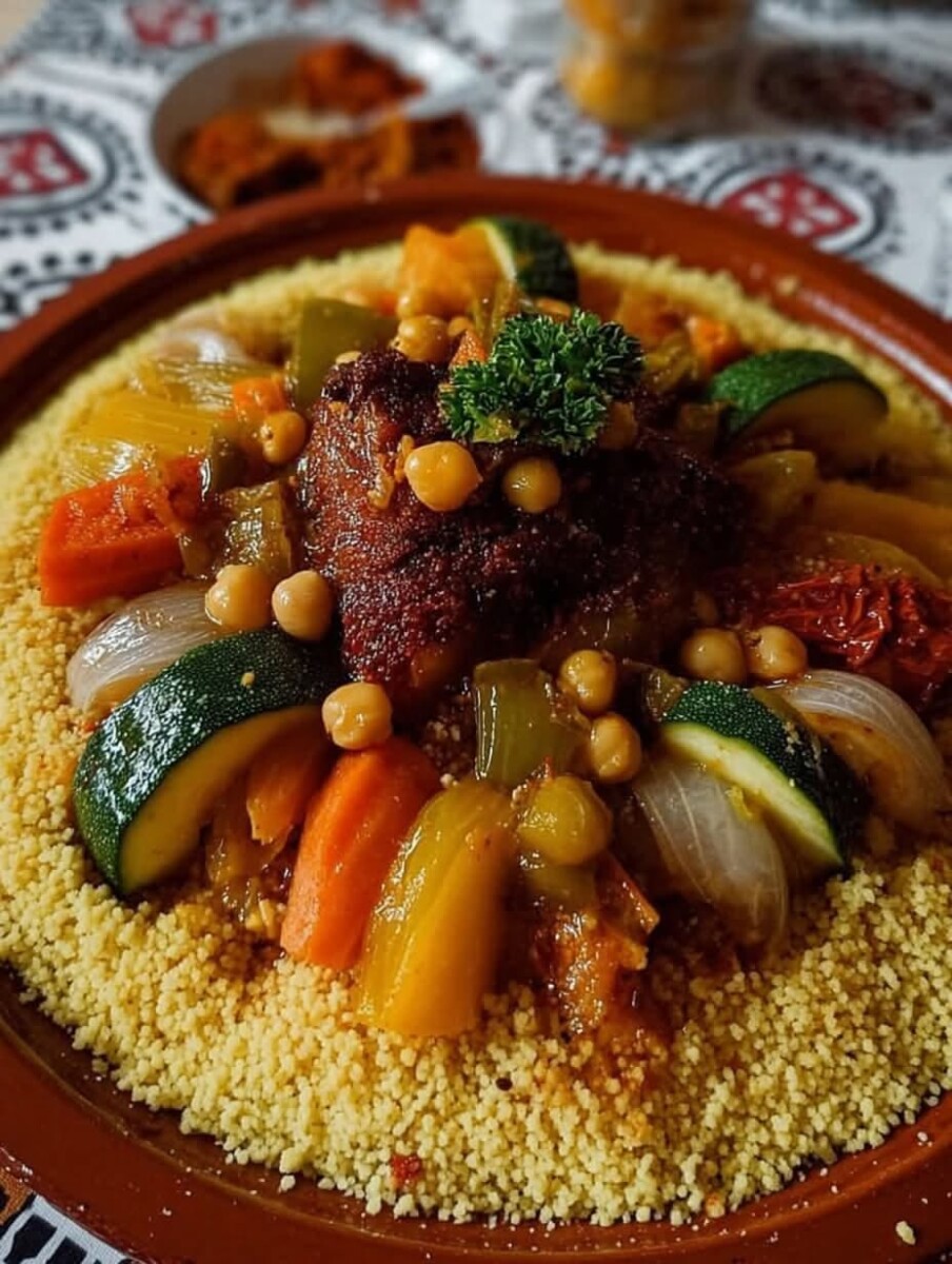 Couscous marocain végétarien savoureux