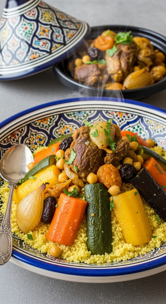 Couscous marocain végétarien savoureux