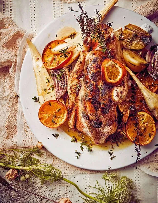 poularde au four cuisson lente