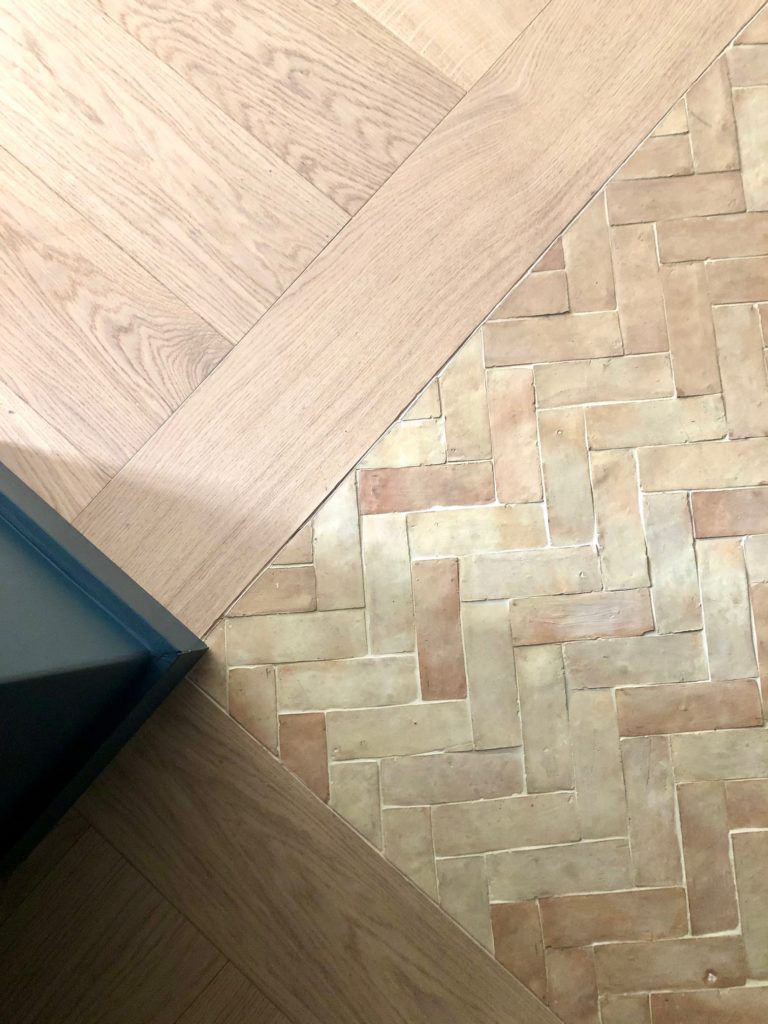 pose de carrelage diagonal